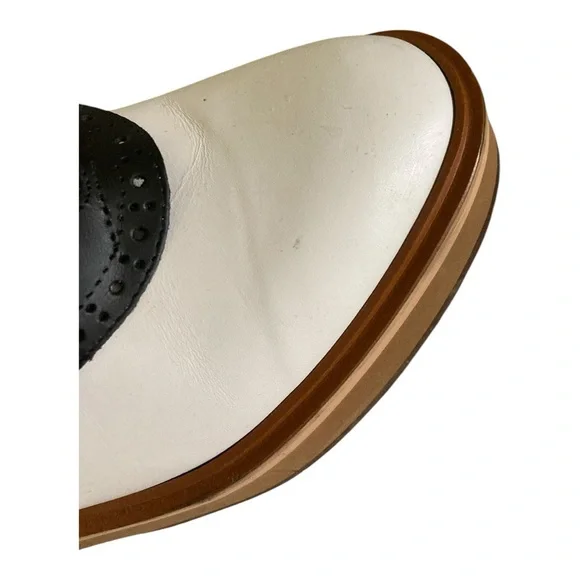 Robert Clergerie Black and White Platform Saddle Shoes- Fantastic! Size 39.5 - Picture 15 of 15